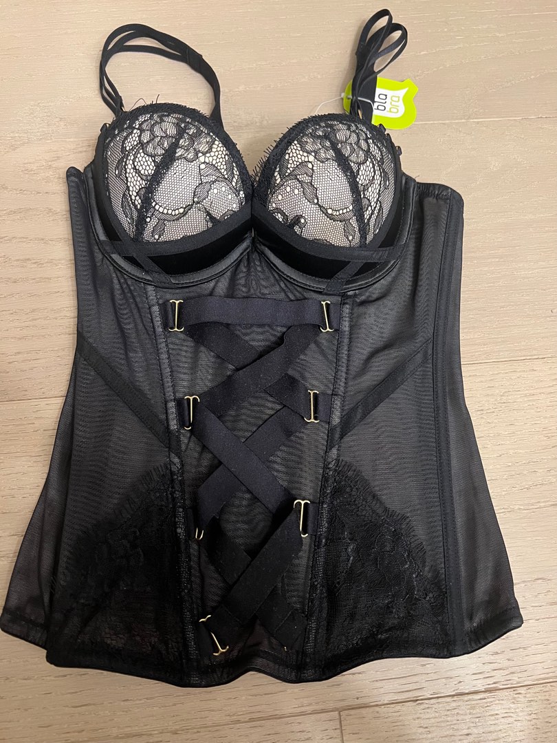 Brand New Her own words 75B black cotton bras Not triumph wacoal, 女裝,  內衣和休閒服- Carousell