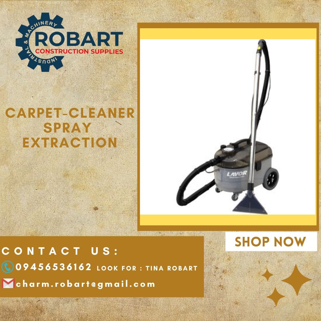 CARPET CLEANER - SPRAY EXTRACTION (Category: Construction Tools & Equipment) located in Manila. Submitted by tina.sales (Listing ID 1234675963, Image 1). Description: CARPET CLEANER - SPRAY EXTRACTION MODEL: EGO 6.5 PRICE: P 47,000.00 𝒩𝑜𝓉𝑒: 𝒫𝓇𝒾𝒸𝑒𝓈 𝒶𝓇𝑒 𝓈𝓊𝒷𝒿𝑒𝒸𝓉 𝓉𝑜 𝒸𝒽𝒶𝓃𝑔𝑒 𝓌𝒾𝓉𝒽𝑜𝓊𝓉 𝓅𝓇𝒾𝑜𝓇 𝓃𝑜𝓉𝒾𝒸𝑒 𝓟𝓵𝓮𝓪𝓼𝓮 𝓬𝓪𝓵𝓵 : 𝓣𝓲𝓷𝓪 𝓡𝓸𝓫𝓪𝓻𝓽 09456536162/09683802320 𝑹𝑶𝑩𝑨𝑹𝑻 𝑪𝑶𝑵𝑺𝑻𝑹𝑼𝑪𝑻𝑰𝑶𝑵 𝑺𝑼�
