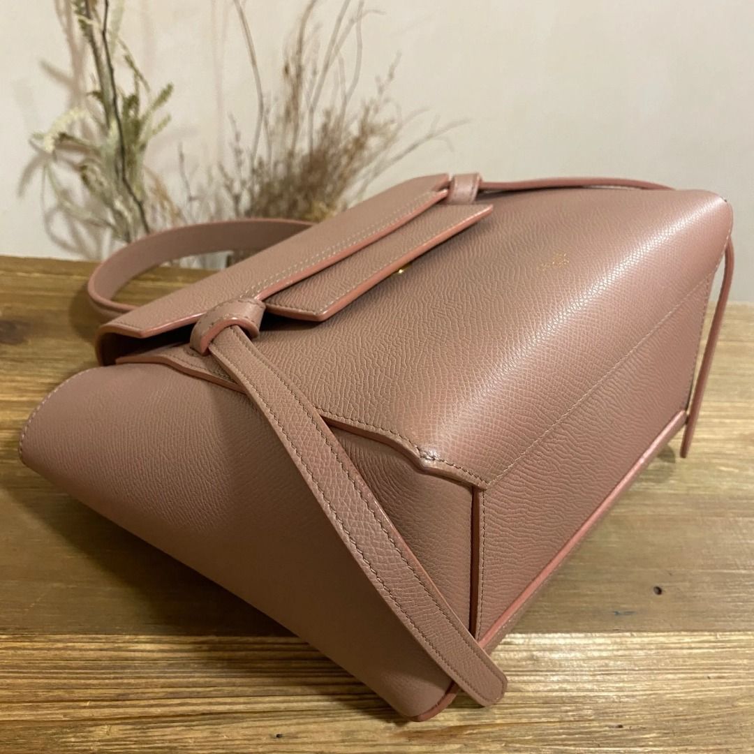 MID YEAR SALE] Celine nano belt bag in nude pink, Luxury, Bags & Wallets on  Carousell