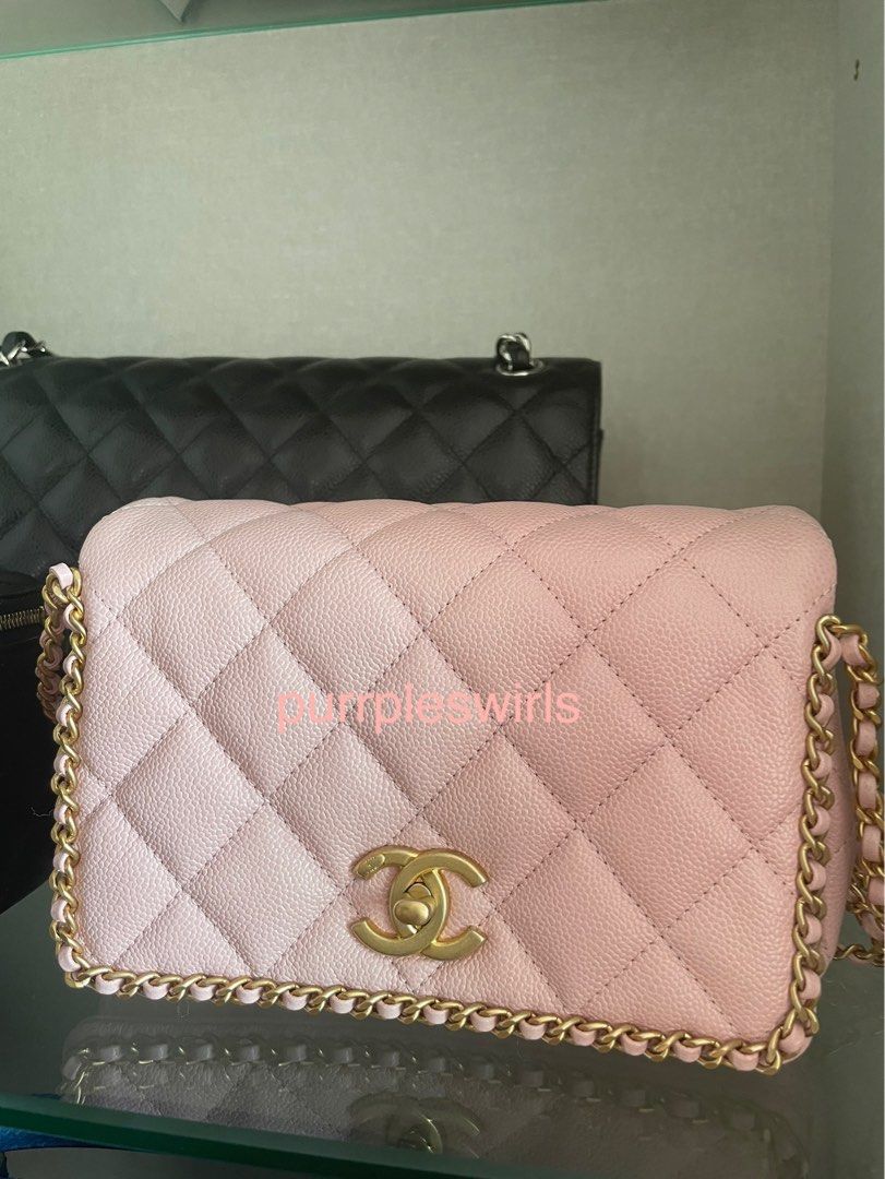 Rare Chanel pink caviar flap bag with box and receipt, Women's Fashion, Bags  & Wallets, Shoulder Bags on Carousell
