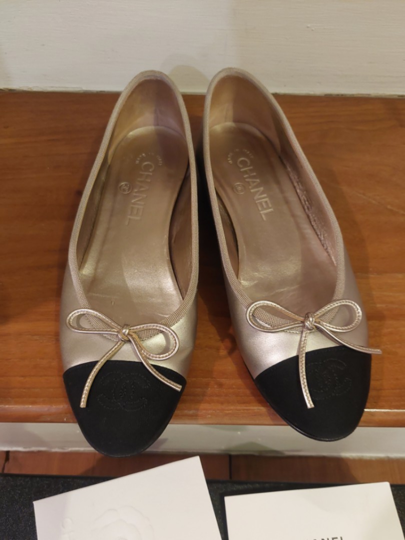 Sale!!!!Chanel shoes Lightly Worn sz 37.5, Luxury, Sneakers & Footwear on  Carousell
