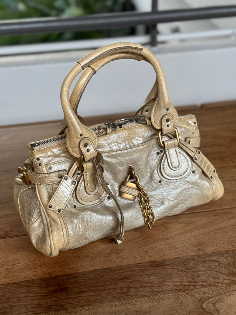 Gold chloe bag cheap