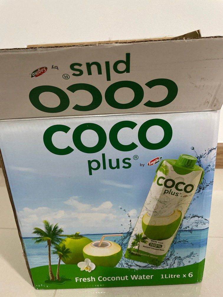Coco plus coconut water, Food & Drinks, Beverages on Carousell