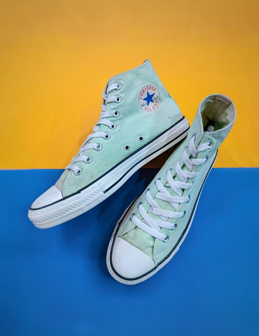 Mint outlet green converse