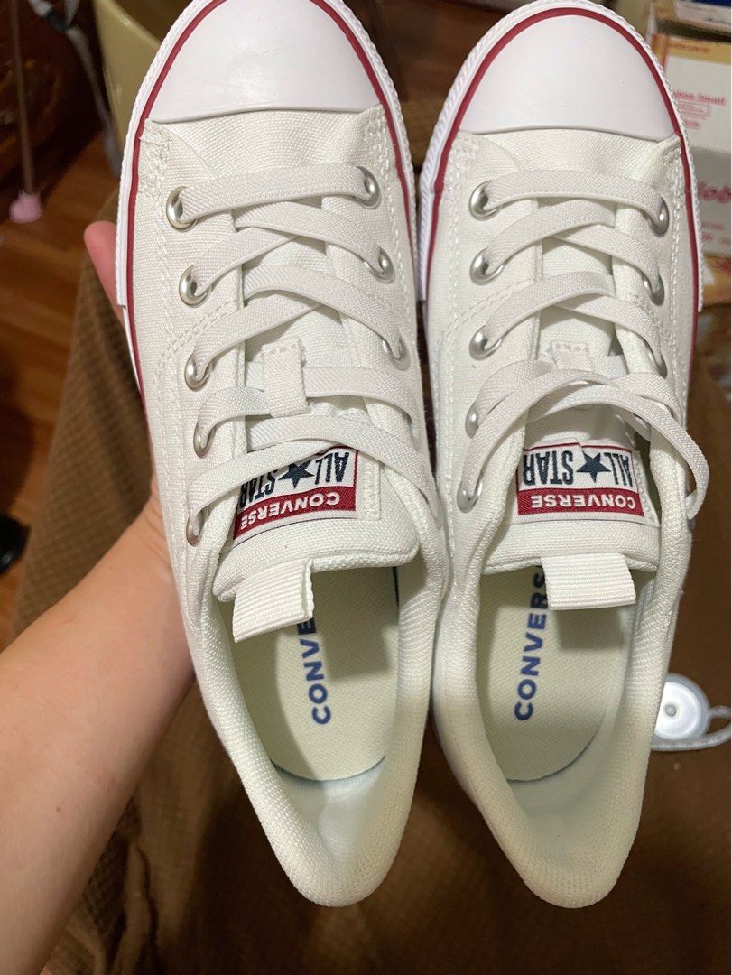 CONVERSE SLIP ON classic white for youth size 3 Women s Fashion