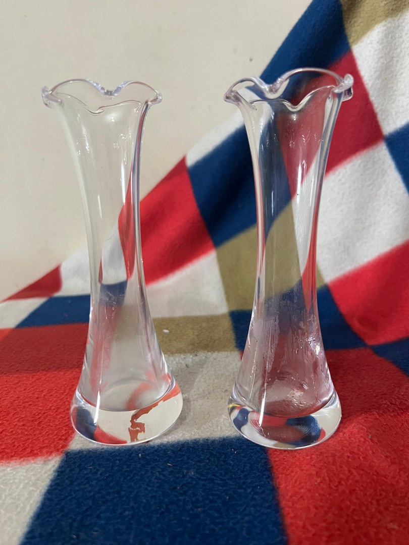 Crystal Glass Vase, Furniture & Home Living, Home Decor, Vases