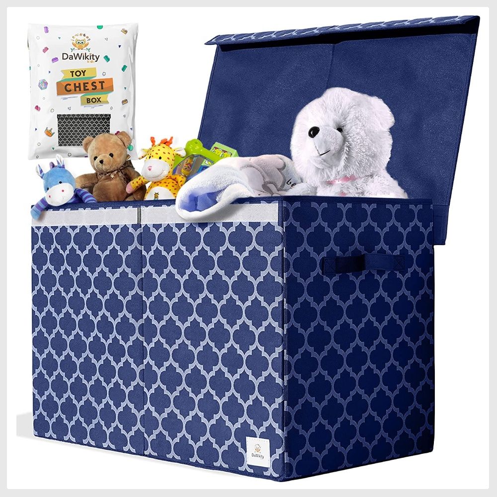 DaWikity Kids Toy Chests Storage Box Organizer Large for Boys