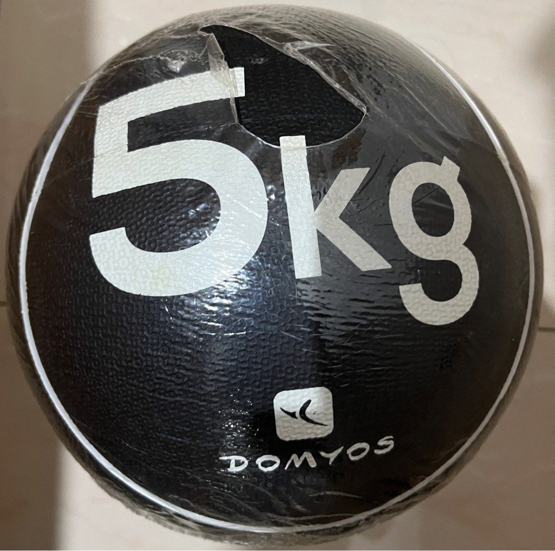 Decathlon迪卡儂 Domyos Medicine ball 5kg (健身藥球5kg)(全新), 運動產品, 運動與健身, 運動與健身
