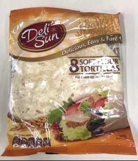 Deli Sun 8 Soft Flour Tortillas 320g Tortilla Wraps