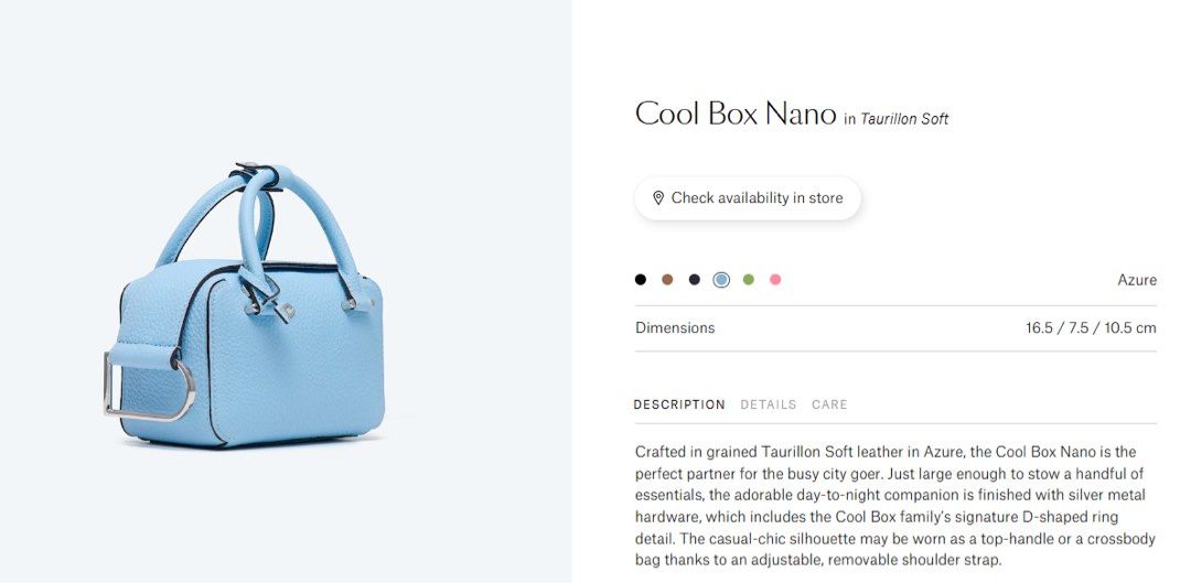 Delvaux cool box nano, Luxury, Bags & Wallets on Carousell