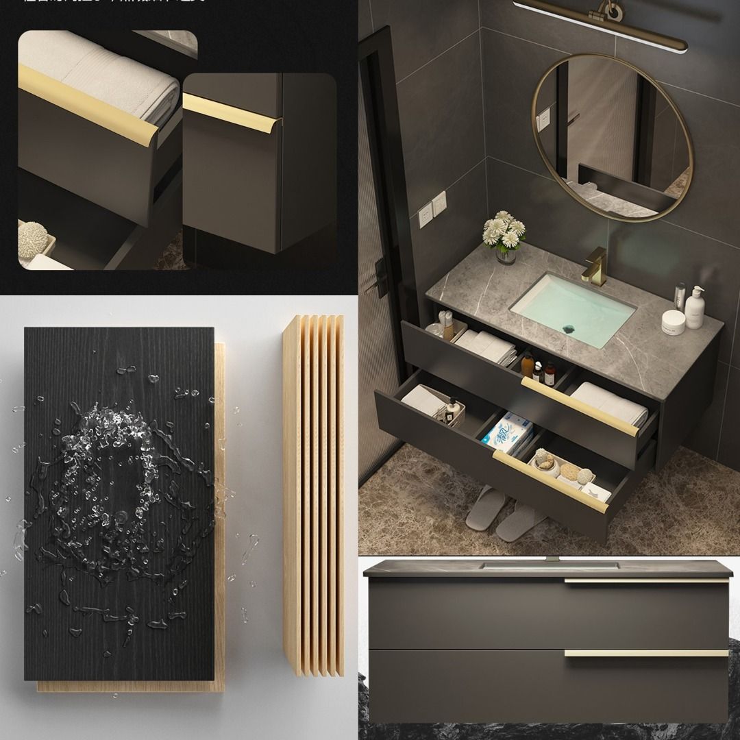 Designer Stylish Vanity Set / Bathroom Vanity Set / Top Mount Vanity ...