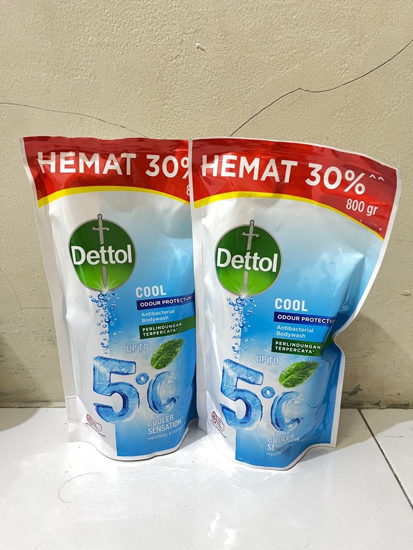 Dettol 800gr Refill Body Wash, Kesehatan & Kecantikan, Kulit, Sabun