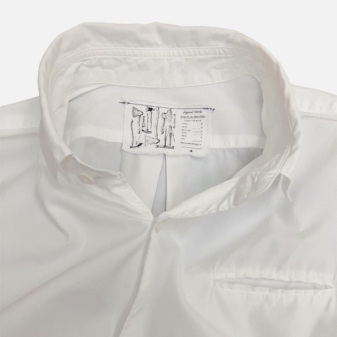 19ssサイズ3 希少 美品 エクリュー コモリ バンドカラーシャツ 19ssサイズ3 希少 美品 エクリュー コモリ バンドカラーシャツ comoli