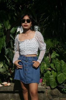 Divided Crop top