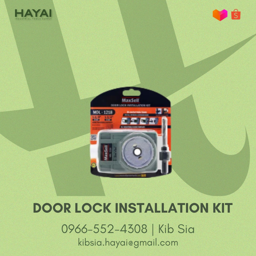 DOOR LOCK INSTALLATION KIT on Carousell