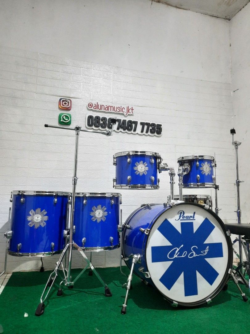 Pearl chad sale smith drum set