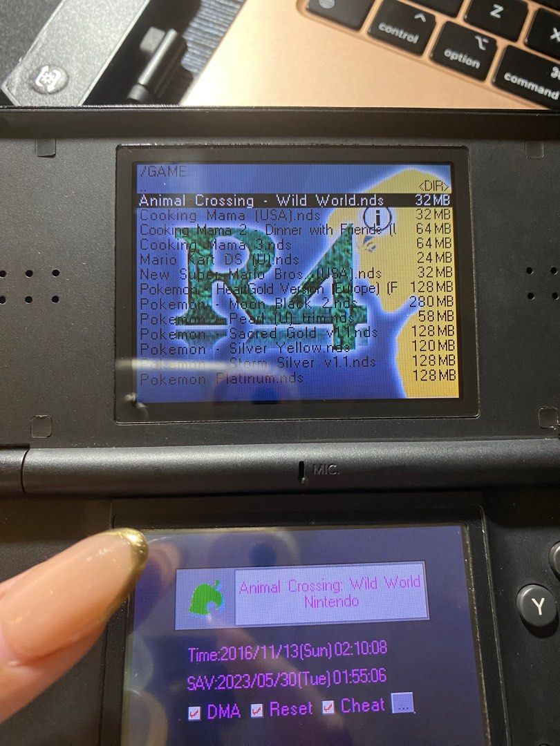 DS Lite with Free R4 Card, Video Gaming, Video Game Consoles, Nintendo ...