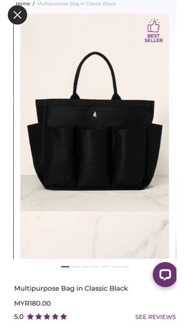 Duck multipurpose bag in black, Women's Fashion, Bags & Wallets, Tote