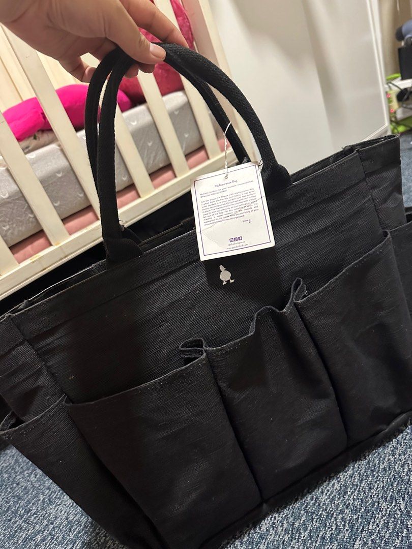Duck multipurpose bag in black, Women's Fashion, Bags & Wallets, Tote
