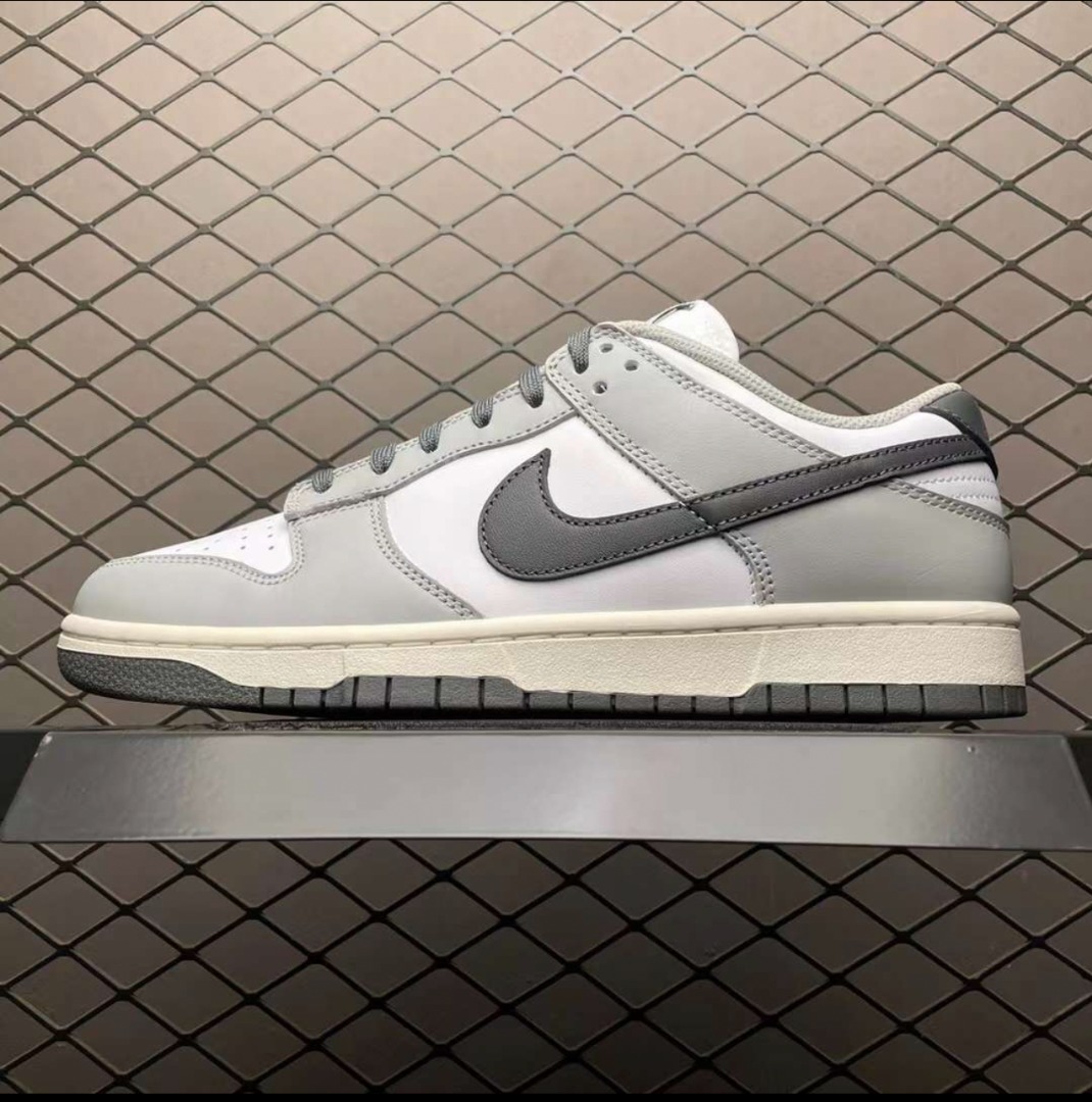 dunk low light smoke grey, Men's Fashion, Footwear, Sneakers on Carousell