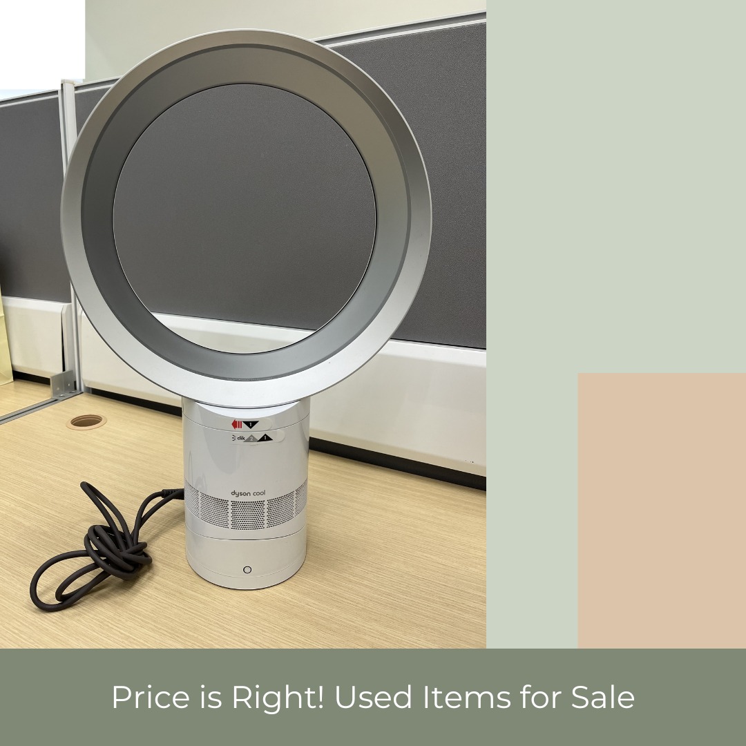 Dyson AM06 30cm Desk Fan White Furniture Home Living Lighting
