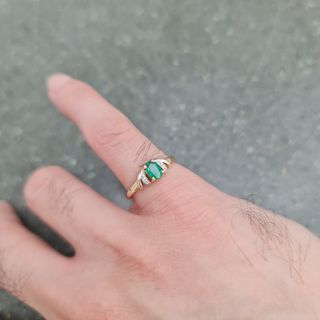 Emerald Ring 14K Yellow Gold