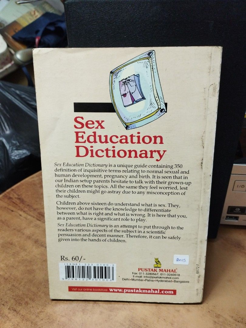 Eng Sex Education Dictionary Hobbies And Toys Books And Magazines Textbooks On Carousell 1225