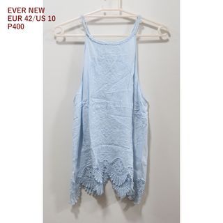 Ever New Blue Halter Top