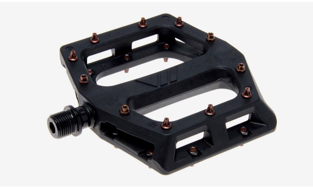 EXCLUSIVE DMR V11 Flat Mountain Bike Pedals copper steel pins Sports Equipment Bicycles Parts Parts Accessories on Carousell