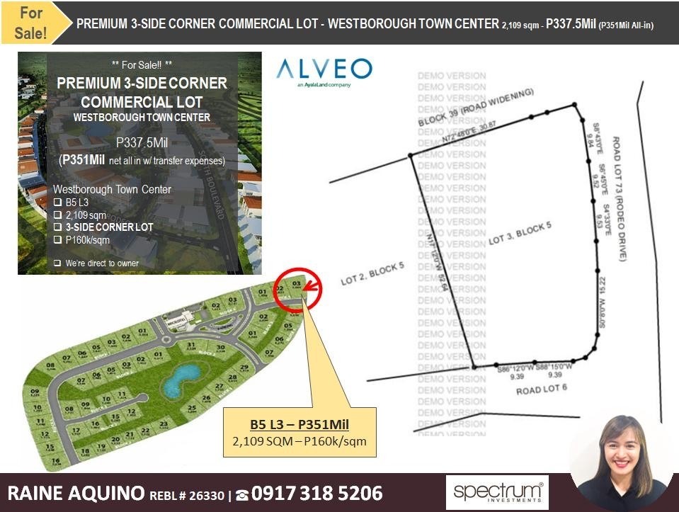 For sale! Commercial lot in Sta. Rosa Laguna near Westgrove and Nuvali