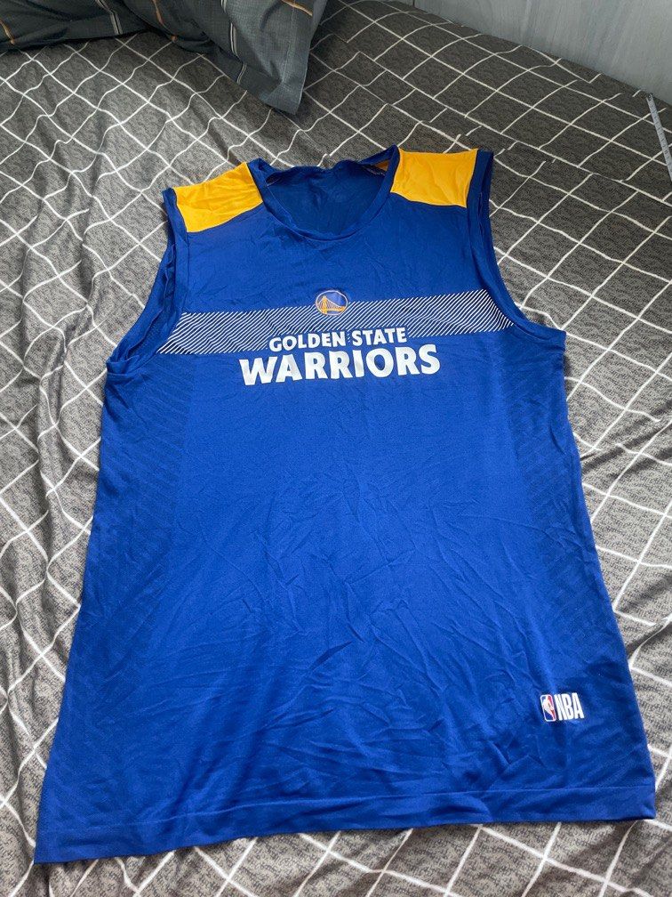 Authentic Nike Golden State Warriors Practice Tee Tank Top NBA Jersey,  Men's Fashion, Activewear on Carousell