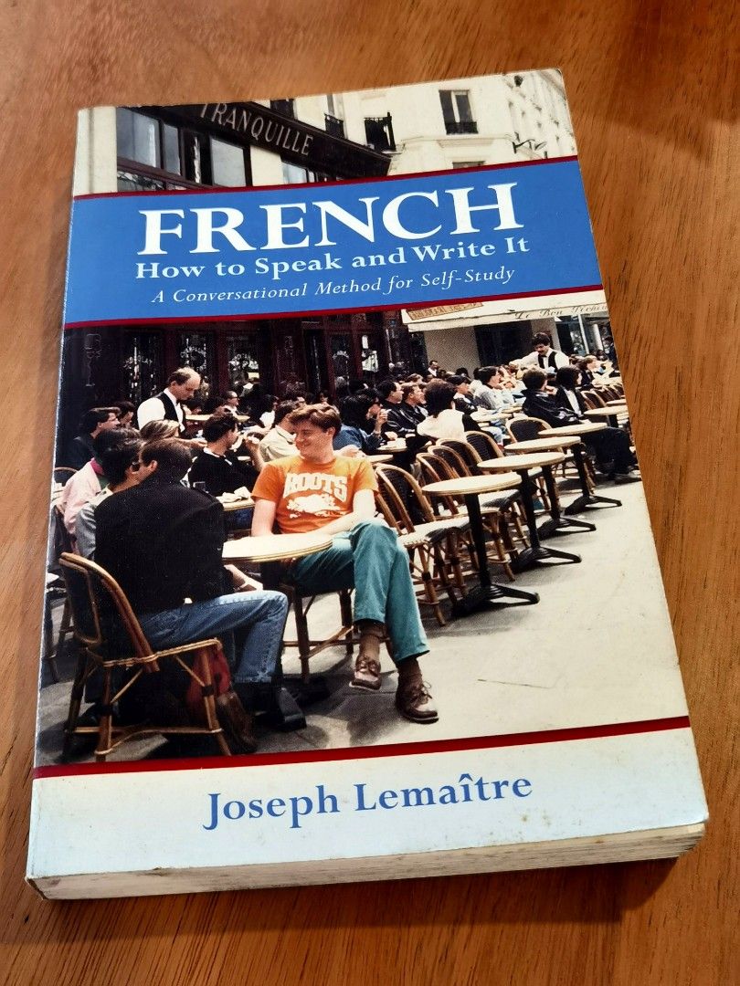 French How To Speak and Write It Self Study French Language Book