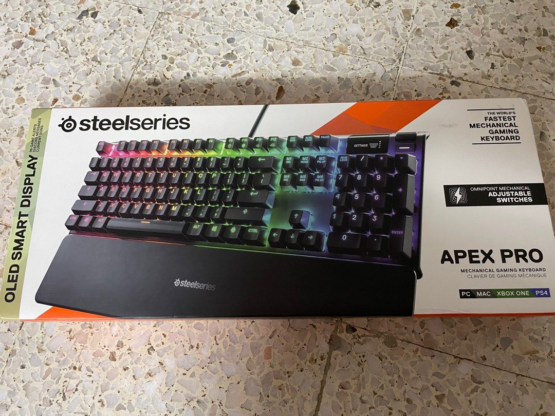Gaming Keyboard Apex Pro Computers Tech Parts Accessories