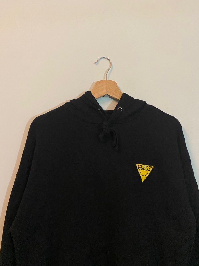 Guess x chinatown market clearance x smiley hoodie sweatshirt