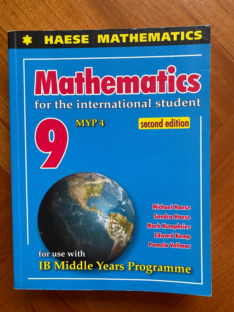 Haese mathematics 9 myp 4 carousell