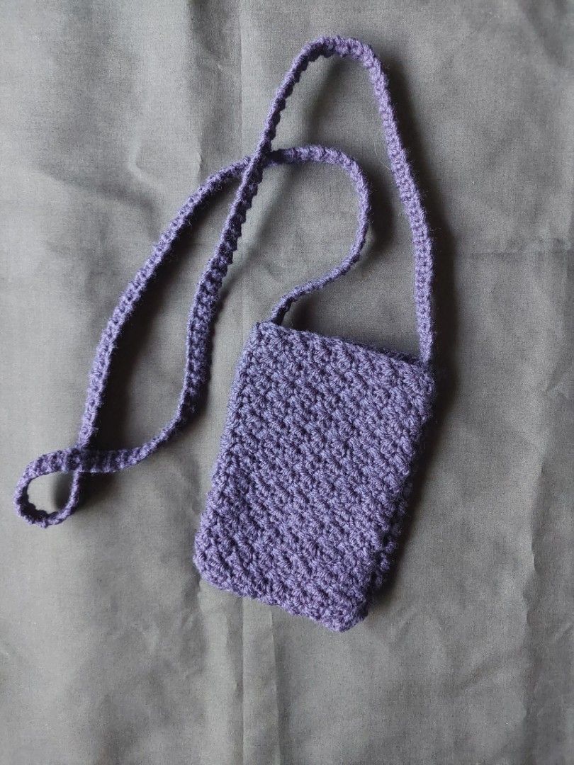 HatQuarters Boho Crochet Crossbody Handbag, Organizer Sling Bag, Small  Crocheted Hippie Purse | Crochet bag pattern, Shoulder bags pattern, Purse  patterns