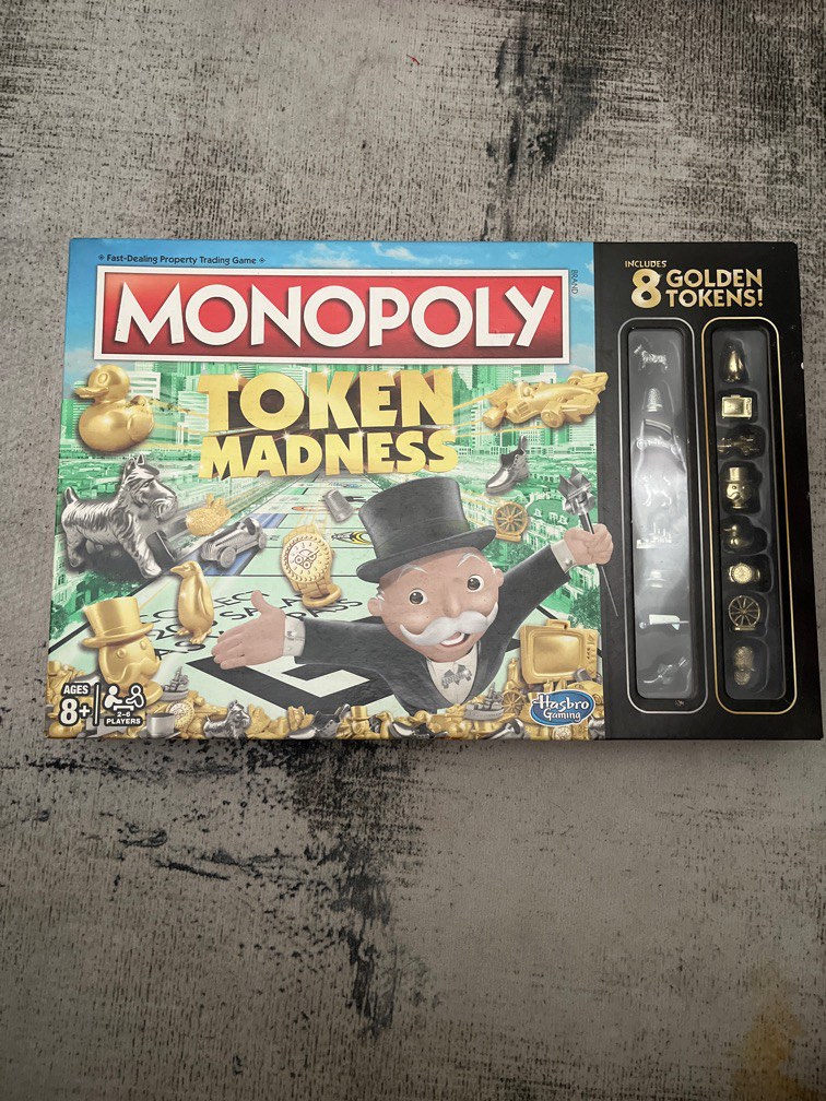 Hasbro Monopoly Token Madness Edition, Hobbies & Toys, Toys & Games on
