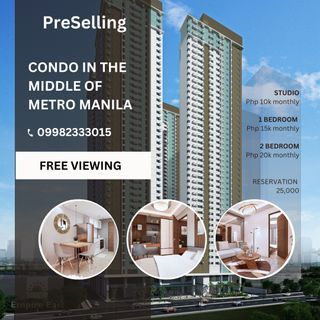 High rise TOWER Luxury Preselling Condo in Mandaluyong City