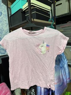 H&M Pink unicorn Shirt