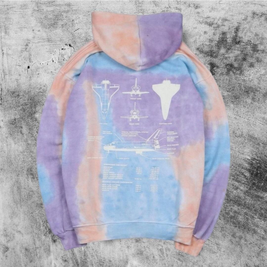 Nasa Streetwear Nasa Urban Outfitters Hoodie Clothing Orange And