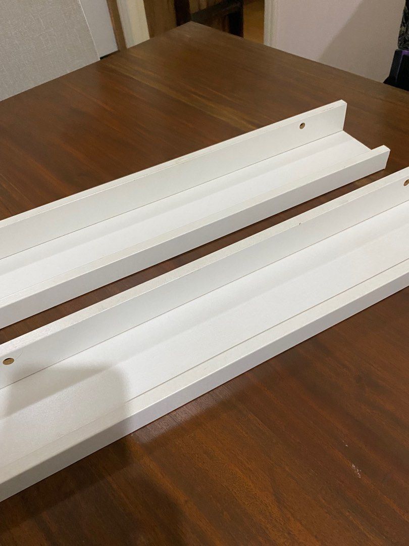 Ikea Ribba Wall Shelf Ledge Set of 2 55cm on Carousell