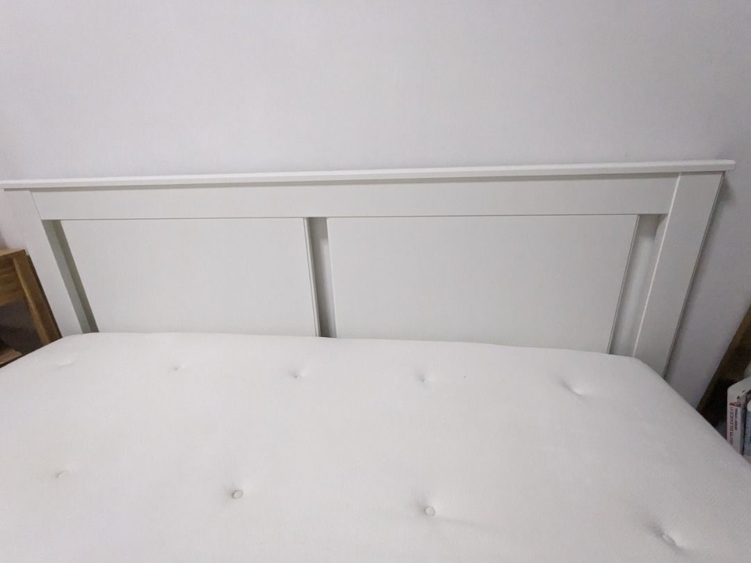 Ikea Songesand Bed Frame & Hyllestad Mattress 150x200, Furniture & Home