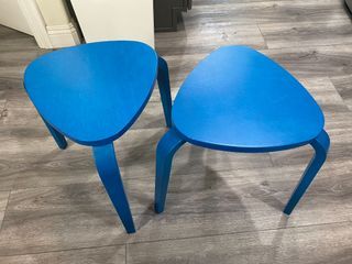 IKEA Stool, blue