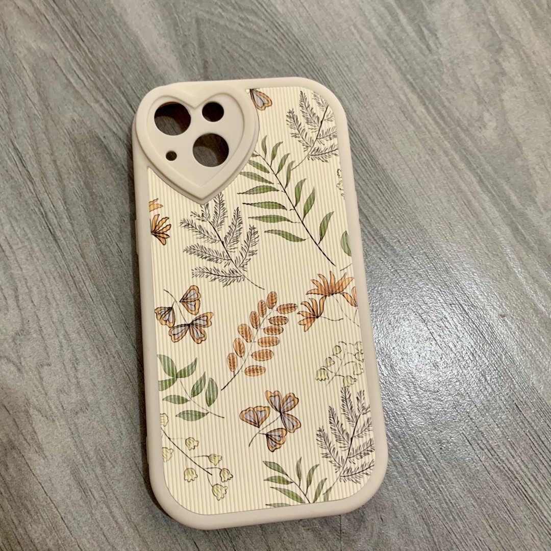 Iphone 13 Aesthetic White Plant Pattern Case on Carousell