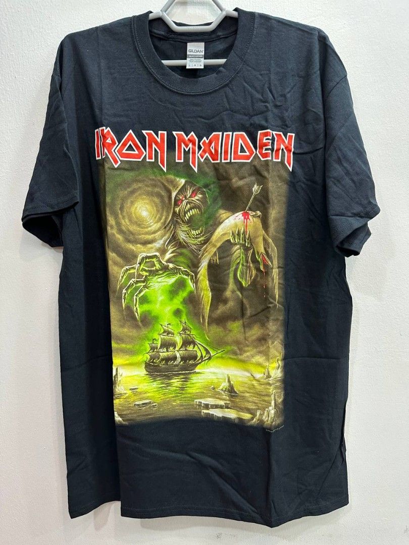 Iron Maiden Ancient Mariner Official Reissue Tee Size L, Men's Fashion ...