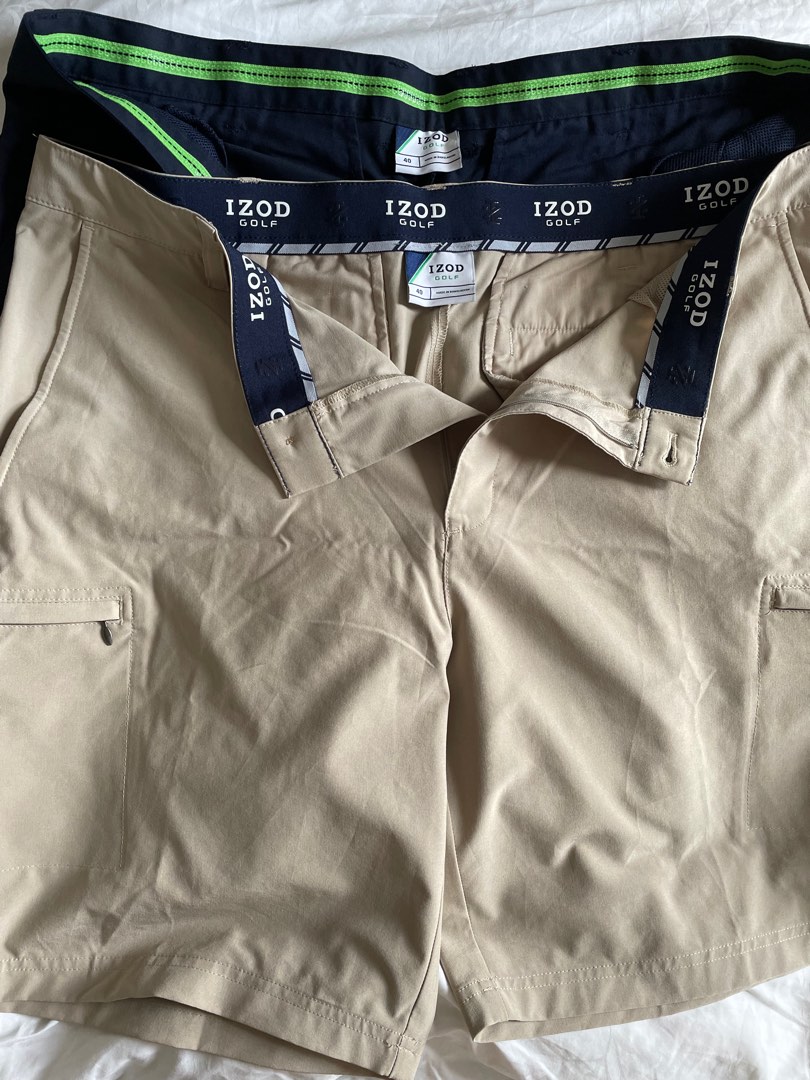 Izod shorts golf store