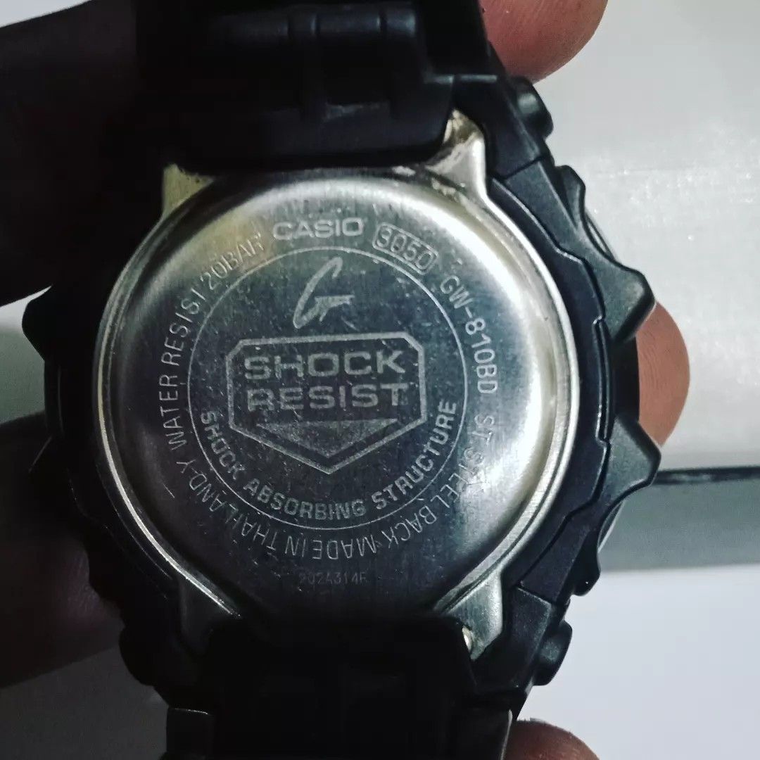 Ja0291 Jam tangan CASIO G shock strap besi, Fesyen Pria, Jam Tangan di