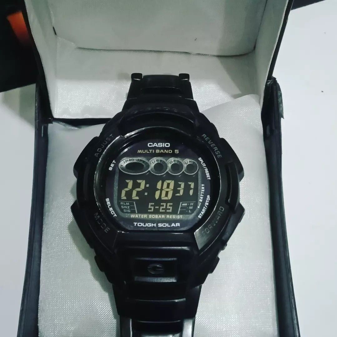 Ja0291 Jam tangan CASIO G shock strap besi, Fesyen Pria, Jam Tangan di