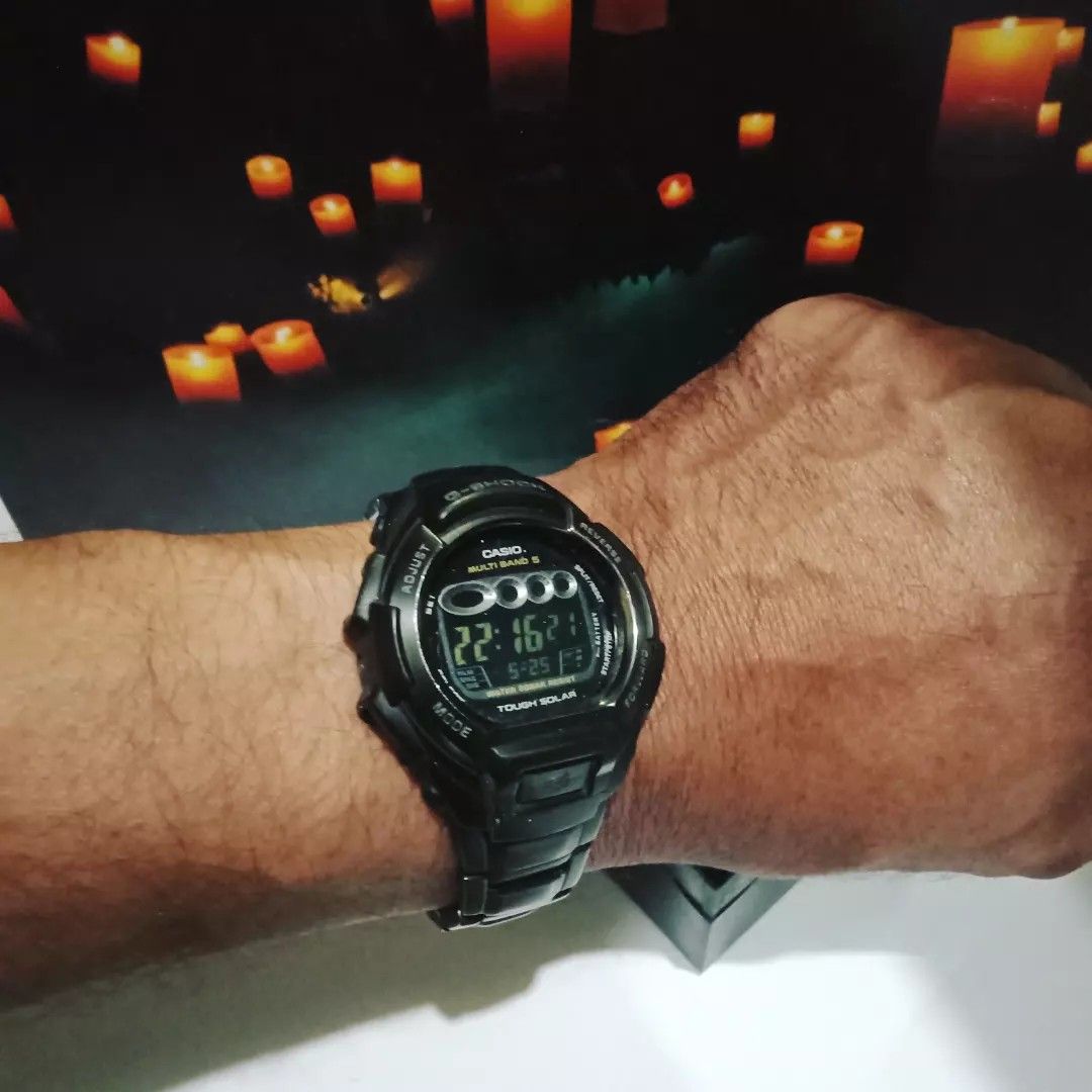 Ja0291 Jam tangan CASIO G shock strap besi, Fesyen Pria, Jam Tangan di