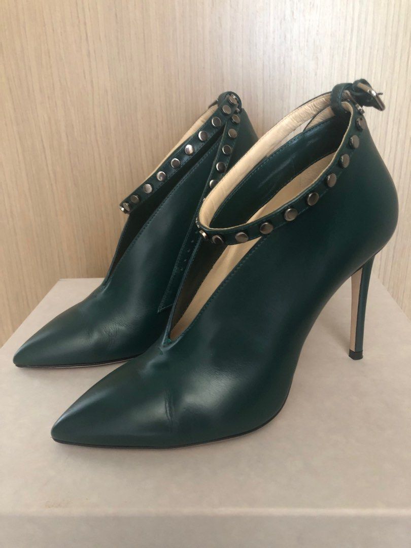 Jimmy Choo Lark 100 Calf Leather Booties Carousell